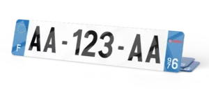 Plaque Immatriculation Auto – 520×110 – Yamaha