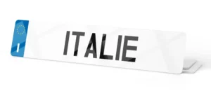 Plaque immatriculation Italie