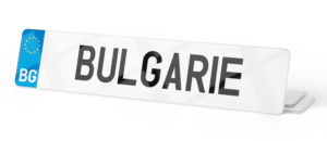 Plaque immatriculation Bulgarie