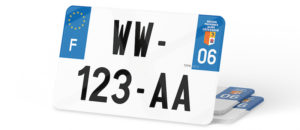 Plaque Immatriculation Provisoire Moto (WW) – 210×130