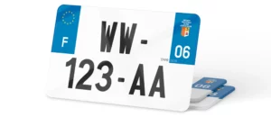 Plaque Immatriculation Provisoire Moto (WW) – 210×130