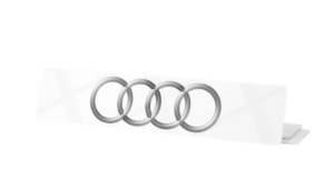 Plaque Immatriculation Auto – 520×110 – Fond Audi 4