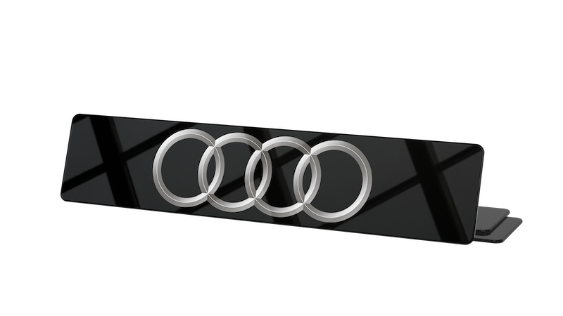 Audi logo noir