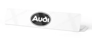 Plaque Immatriculation Auto – 520×110 – Fond Audi 3