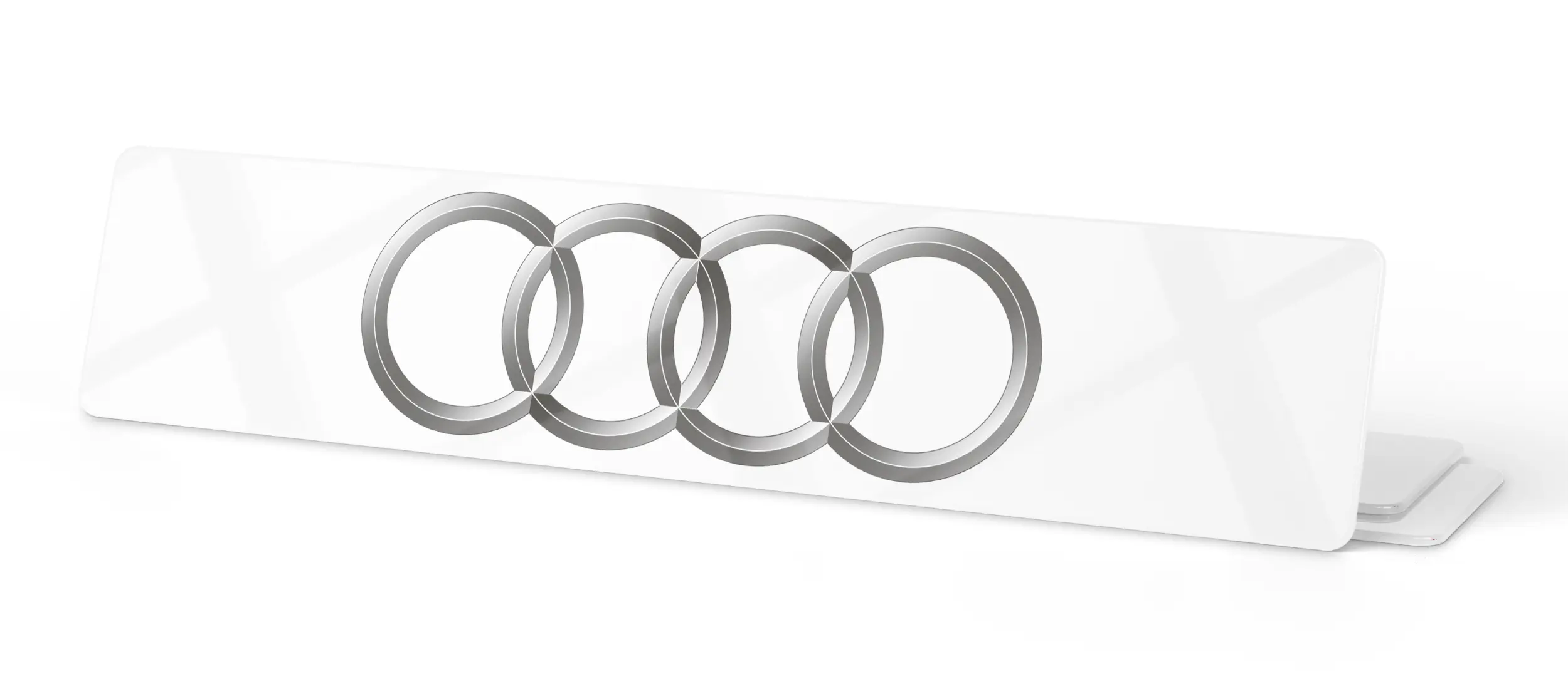 Plaque Immatriculation Auto – 520×110 – Fond Audi 4