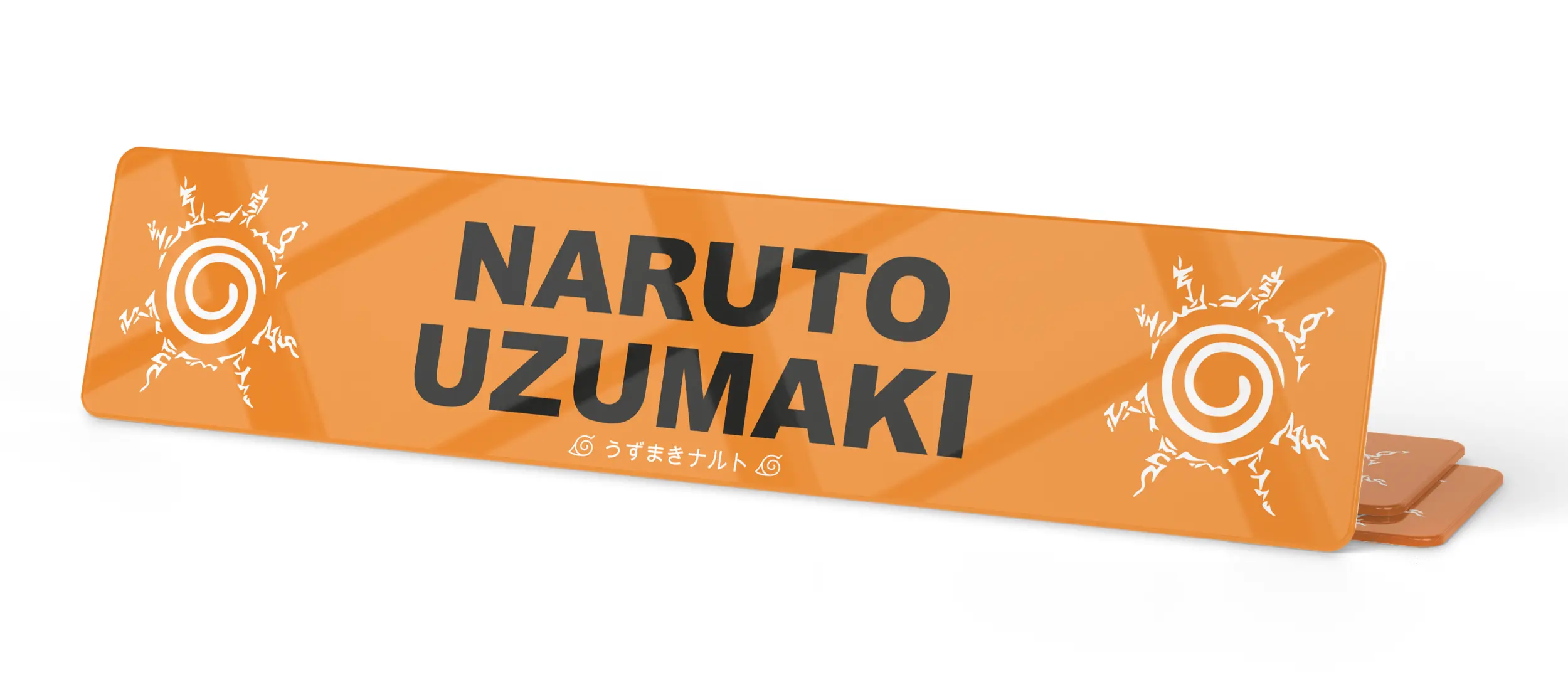 Plaque Immatriculation Auto – 520×110 – Fond Manga – Naruto