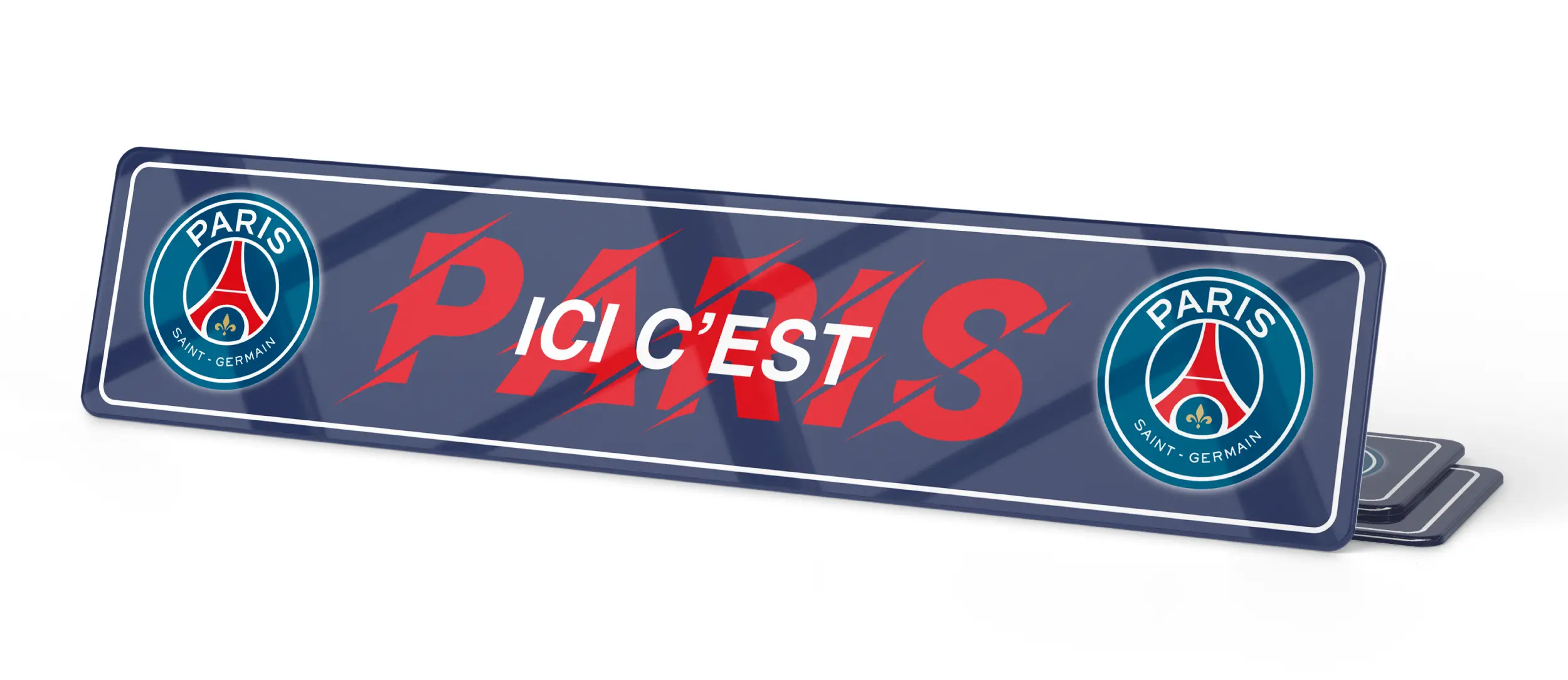 Plaque Immatriculation Auto – 520×110 – Fond Football – PSG 1