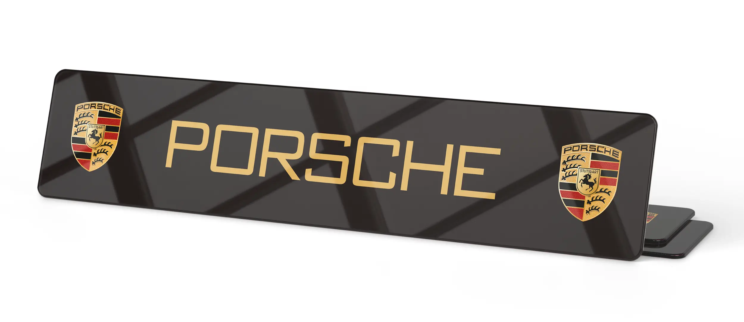 Plaque Immatriculation Auto – 520×110 – Fond Porsche 1