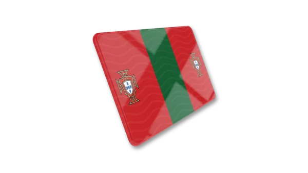 Plaque immatriculation Moto – 210×130 – Equipe du Portugal