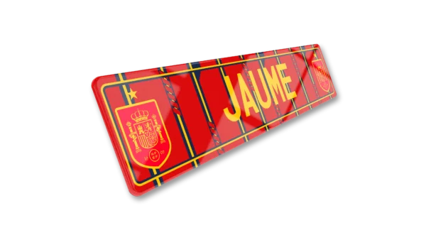 Plaque Immatriculation Auto – 520×110 – Equipe d&rsquo;Espagne