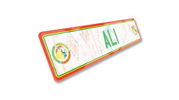 Plaque Immatriculation Auto – 520×110 – Equipe du Sénégal