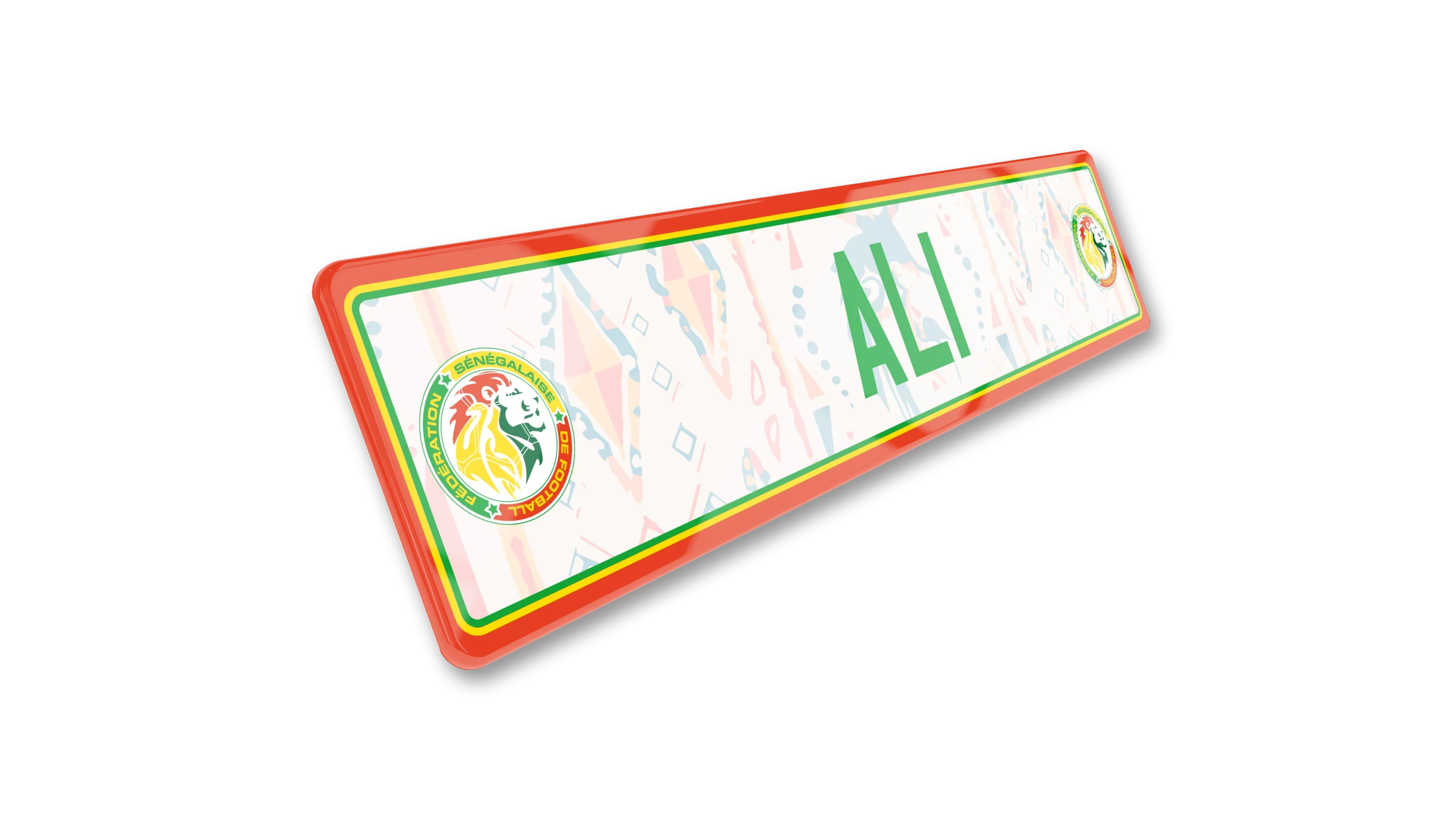 Plaque Immatriculation Auto – 520×110 – Equipe du Sénégal