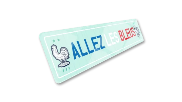 Plaque Immatriculation Auto – 520×110 – Equipe de France 2