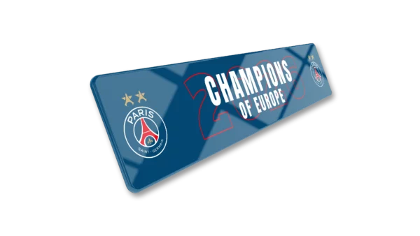 Plaque Immatriculation Auto – 520×110 – PSG  Champions Europe 2026