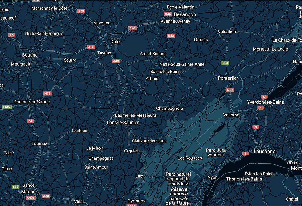 Plaques Immatriculation 39 (département JURA)