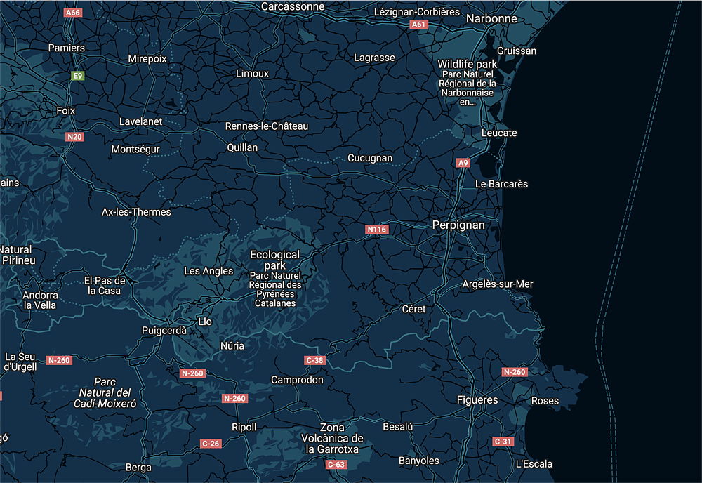 66 Pyrénées-Orientales - Département | Autocollant plaque immatriculation