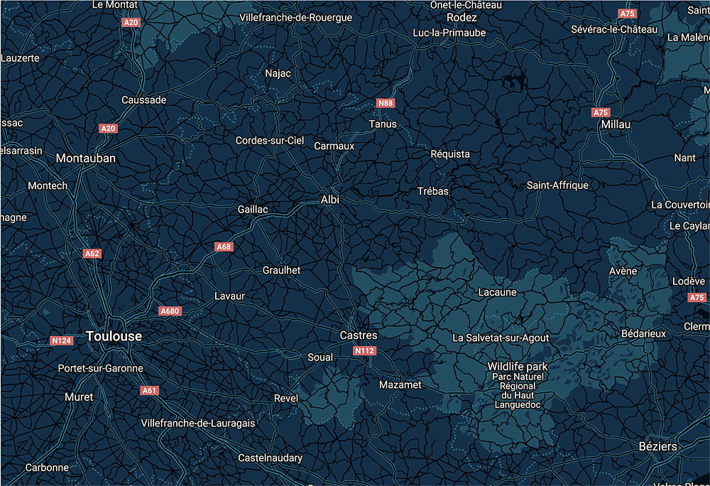 Lot De 4 Autocollants Département 81 Tarn Occitanie - Pour Plaque D'Immatriculation - Dimensions 45x100 Mm - Fabriqué En France