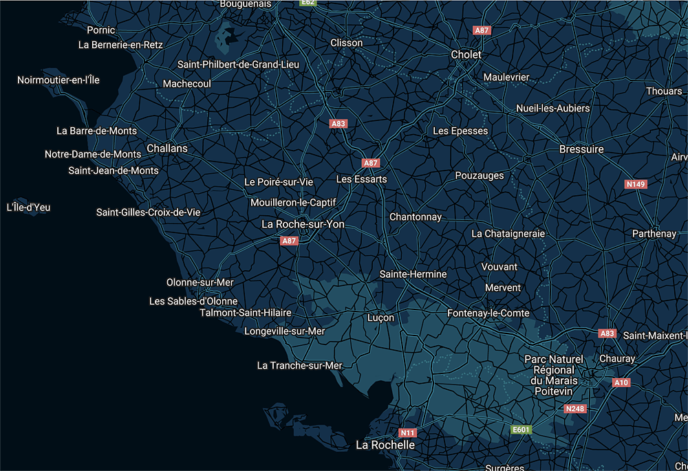 2 Autocollants Pour Plaque D'immatriculation Département 85 Vendée